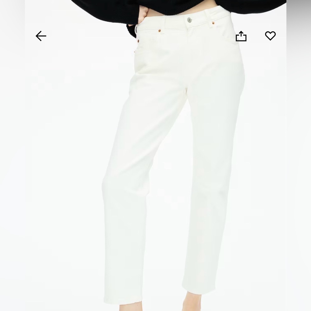 Straight leg jeans